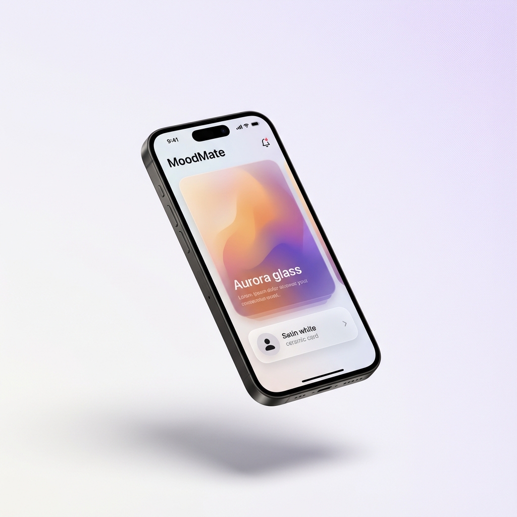 MoodMate App on iPhone 15 Pro